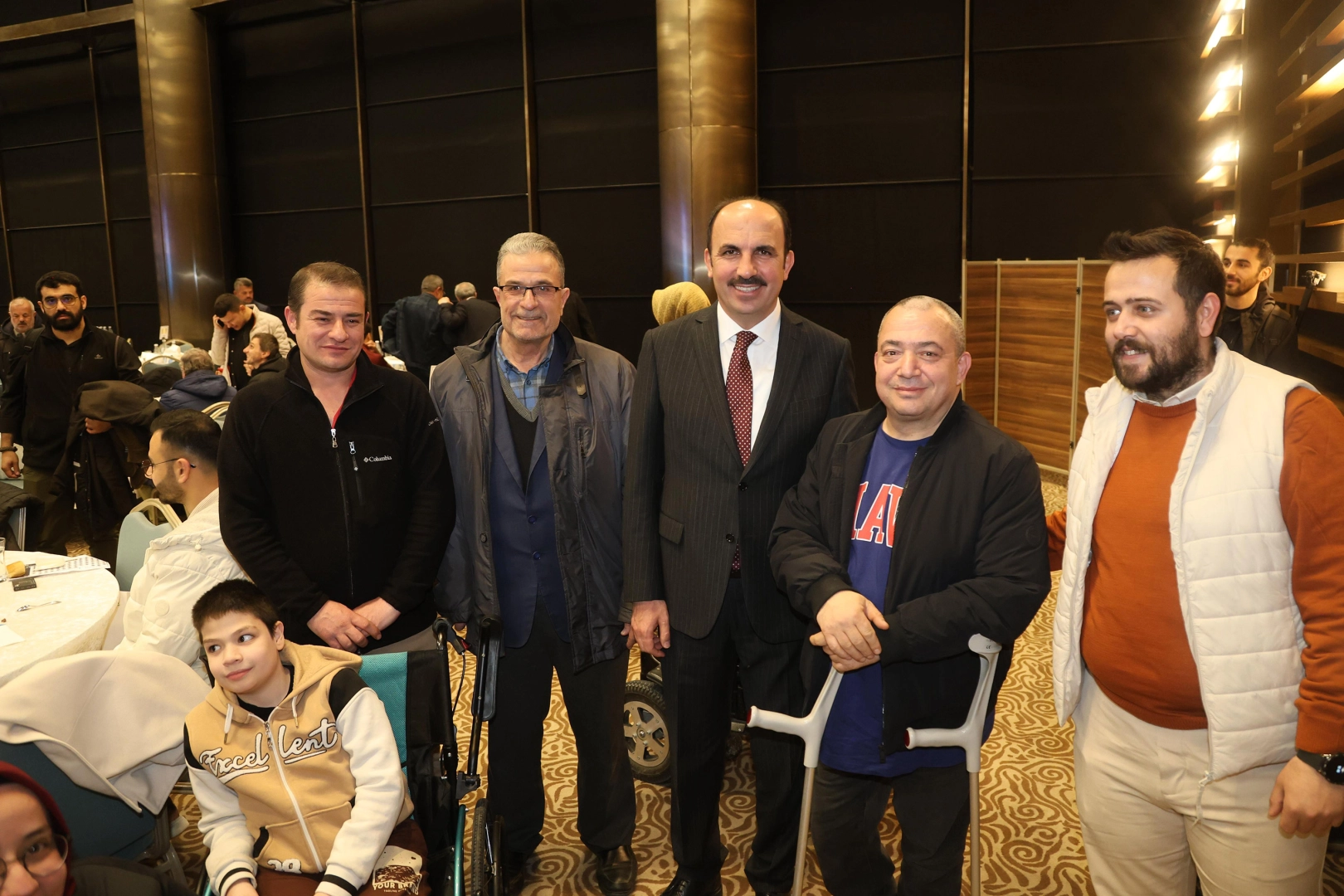 Konya'da özel gereksinimli bireyler aynı sofrada