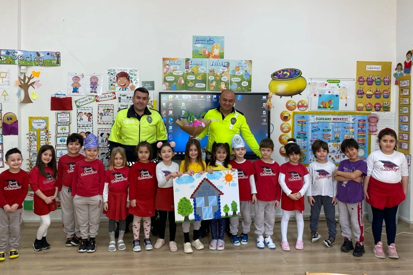 Bursa Gemlik’te miniklere trafik bilinci aşılandı