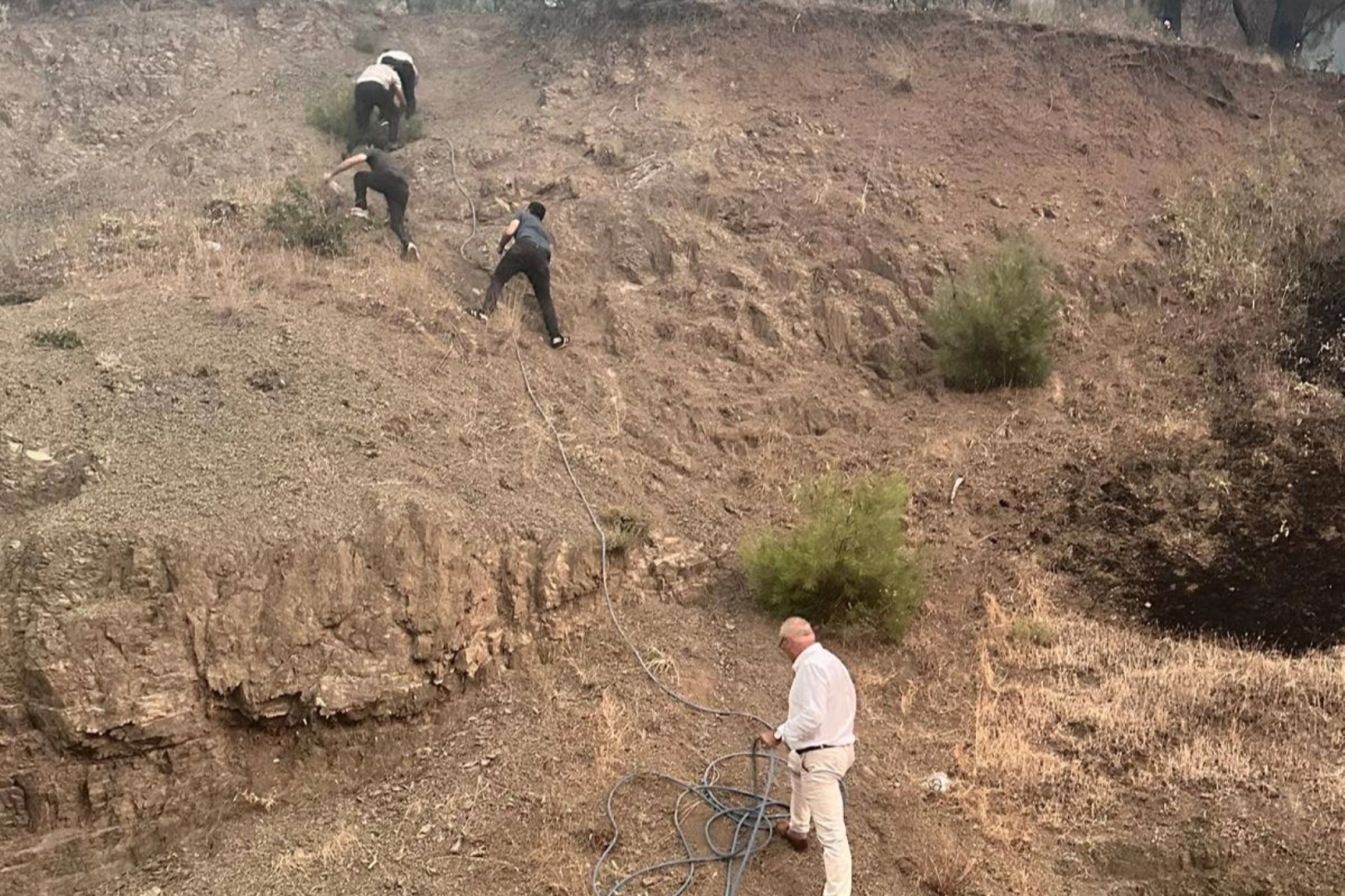 Bursa'daki yangına karşı Gemlik’te teyakkuz