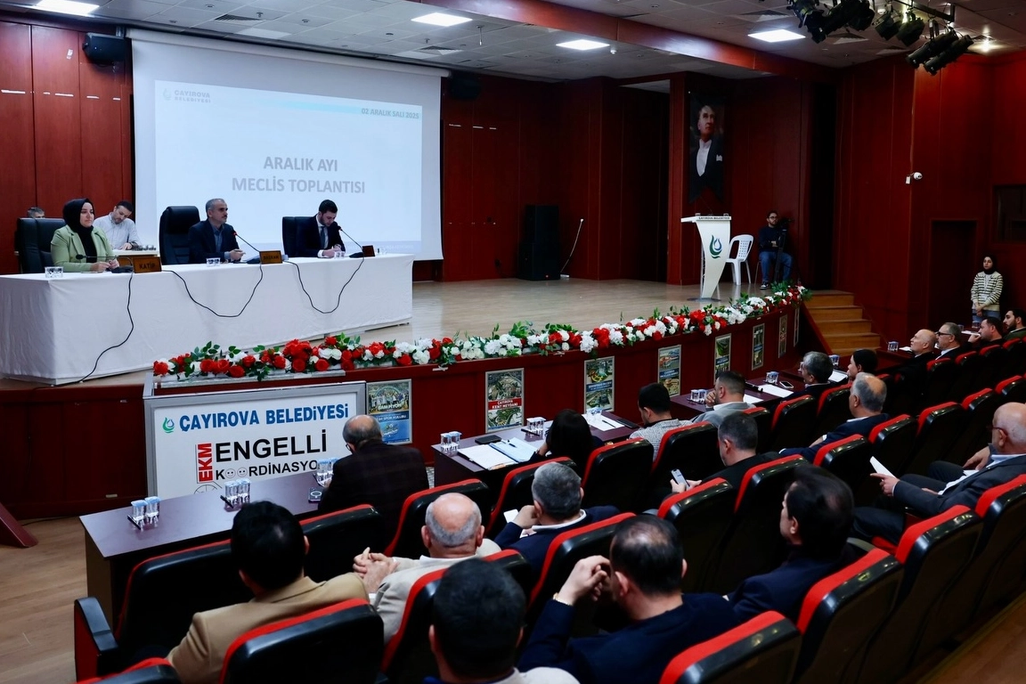 Kocaeli Çayırova’da yılın son meclis toplantısı yapıldı